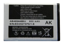 Аккумуляторная батарея (АКБ) Samsung AB463446BU для X200/ E250, B130, B320, 800 mAh
