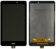 Дисплей (экран) 8" Acer Iconia Tab A1-840 HD с тачскрином в сборе, черный