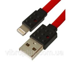 USB-кабель Remax PC-01i Lego Series Lightning, червоний