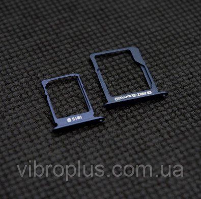 Лоток для Samsung A300F Galaxy A3, тримач для SIM-карт і карти пам'яті, чорний