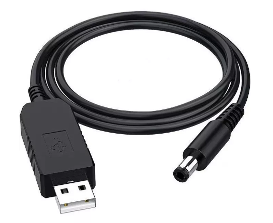 USB кабель для роутера / маршрутизатора с 5V на 5V 0.5А 5.5 х 2.1 мм DC