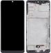 Дисплей Samsung A426B Galaxy A42 5G, SM-A426B TFT с тачскрином и рамкой, черный