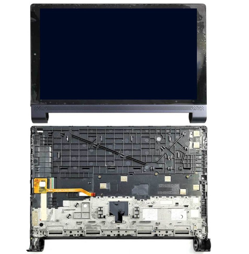 Дисплей (экран) 10” Lenovo Yoga Tablet 3 Plus YT-X703 YT-X703F, YT-X703L с тачскрином и рамкой в сборе, черный