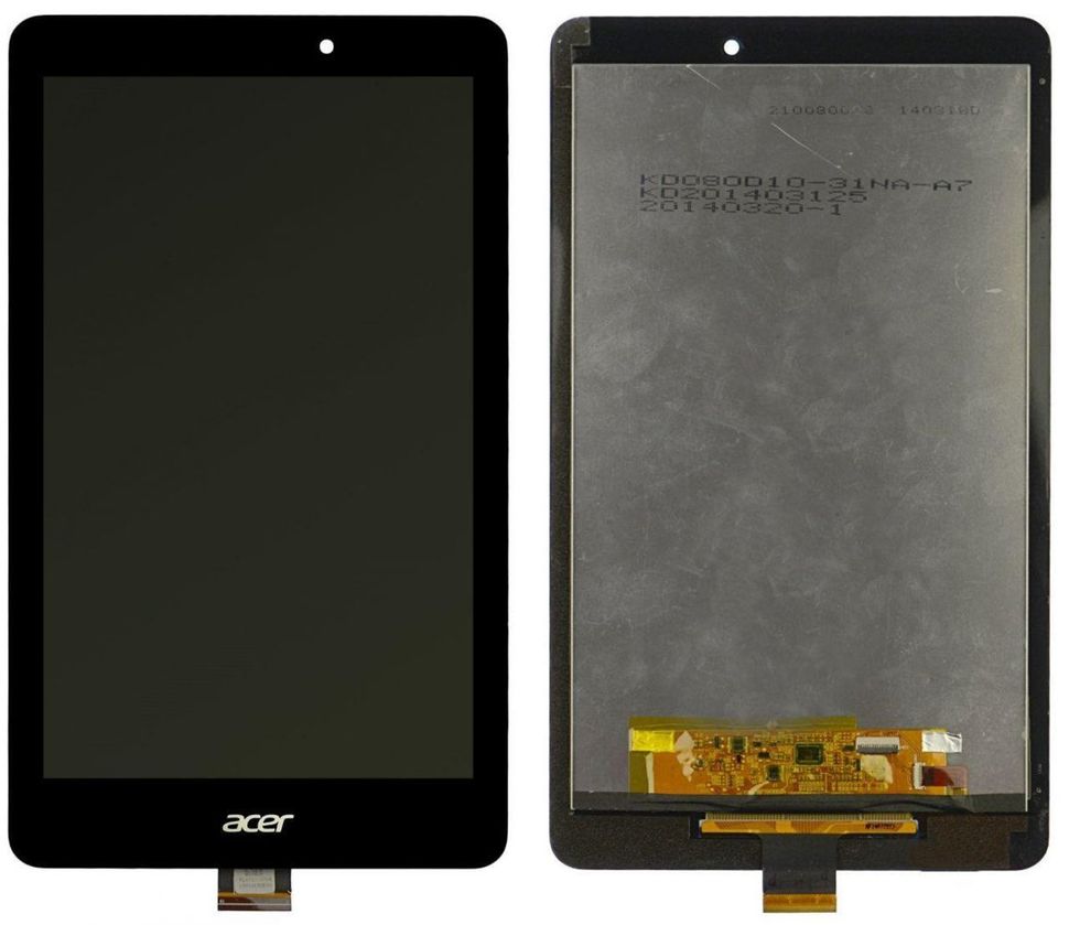 Дисплей (екран) 8 "Acer Iconia Tab A1-840 HD з тачскріном в зборі, чорний