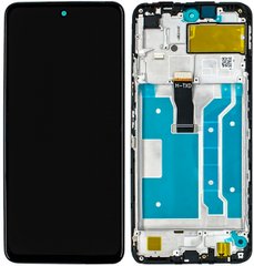 Дисплей (экран) Huawei P Smart 2021, Huawei Y7a, Honor 10X Lite (DNN-LX9, PPA-LX2) с тачскрином и рамкой в сборе, черный