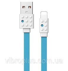 USB-кабель Remax PC-01i Lego Series, синій