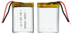 Универсальная аккумуляторная батарея (АКБ) 2pin, 10 X 30 X 40 мм (103040), 1200 mAh