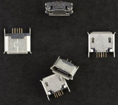 Разъем Micro USB Универсальный №46 (Ver. A) для электронных сигарет (5 pin)