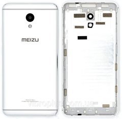 Задняя крышка Meizu M5 Note, серебристая
