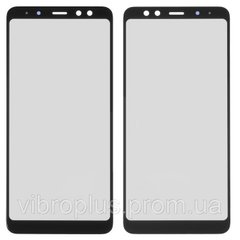 Стекло экрана (Glass) Samsung A530F, A530DS Galaxy A8 (2018) ORIG, черный
