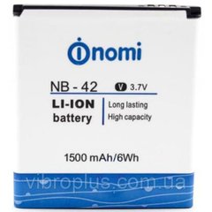 Аккумуляторная батарея (АКБ) Nomi NB-42 для i401, 1500 mAh