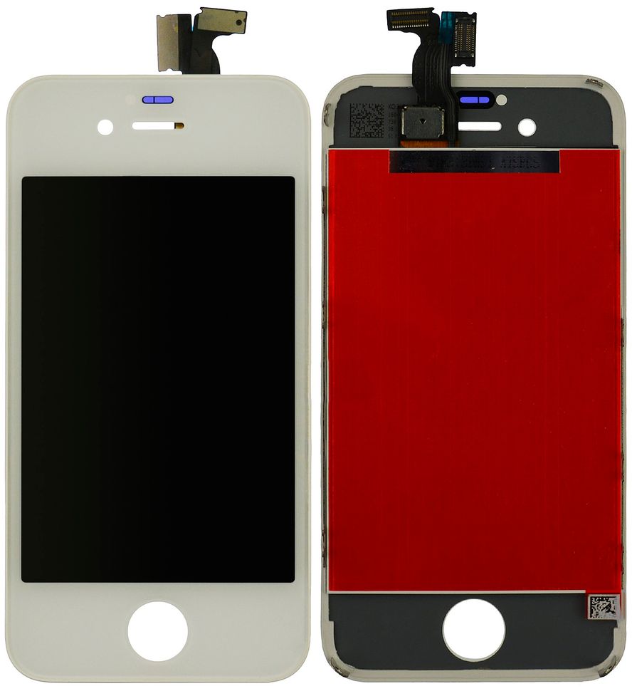 Дисплей (екран) Apple iPhone 4 з тачскріном і рамкою в комплекті (Original China Refurbished), білий