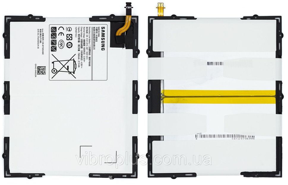 Акумуляторна батарея (АКБ) Samsung EB-BT585ABE для T580, T585, P580, P585 Galaxy Tab A 10.1 "2016, 7300 mAh