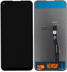 Дисплей (экран) ZTE V2020 5G, ZTE Axon 11 SE 5G с тачскрином в сборе, черный