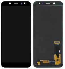 Дисплей (экран) Samsung A600, A600F Galaxy A6 (2018) PLS TFT с тачскрином, черный