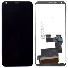 Дисплей (екран) LG Q6 Dual Sim M700A, M700N, M700DSK, M700AN ​​з тачскріном в зборі, чорний