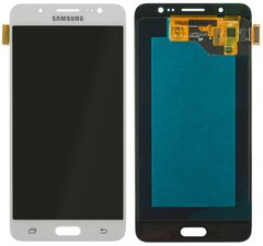 Дисплей (екран) Samsung J510H, J510F, J510FN, J510G Galaxy J5 (2016), з тачскріном в зборі PLS TFT, білий