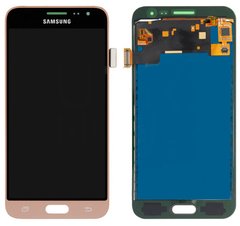Дисплей (экран) Samsung J320 Galaxy J3 (2016) PLS TFT с тачскрином, золотистый