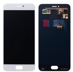Дисплей (экран) Meizu Pro 6, Pro 6s (M570, M570H, M570Q, M570M, M570C) с тачскрином в сборе, белый
