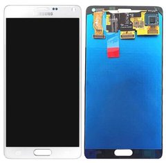 Дисплей (екран) Samsung N910 Galaxy Note 4 N910F, N910U, N910G, N910H, N910FQ, N910FD Super Amoled з тачскріном в зборі ORIG, білий