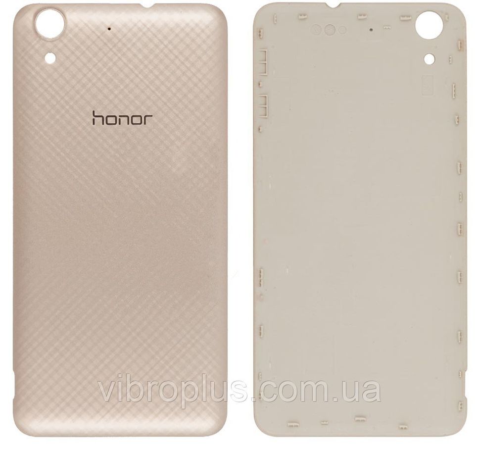 Задня кришка Huawei Y6 II (CAM-L21), Honor 5A (CAM-AL00), золотиста