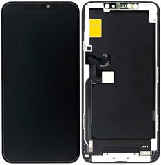 Дисплей (екран) Apple iPhone 11 Pro Max з тачскріном і рамкою в зборі (Original), чорний
