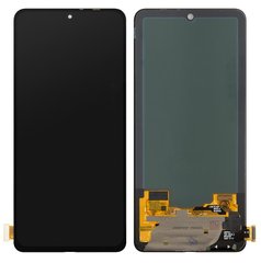 Дисплей Xiaomi Poco F3, Poco F4, Black Shark 4, Black Shark 5 с тачскрином OLED, черный