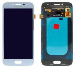 Дисплей (екран) Samsung J250 Galaxy J2 (2018) J250F, J250DS, J250FZ OLED з тачскріном в зборі, блакитний