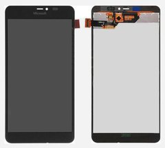 Дисплей (экран) Microsoft 540 Lumia Dual Sim (RM-1140, RM-1141) с тачскрином в сборе, черный