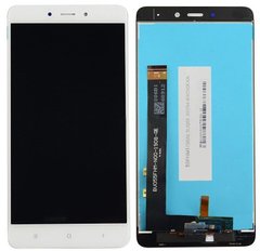 Дисплей (экран) Xiaomi Redmi Note 4 с тачскрином в сборе, белый