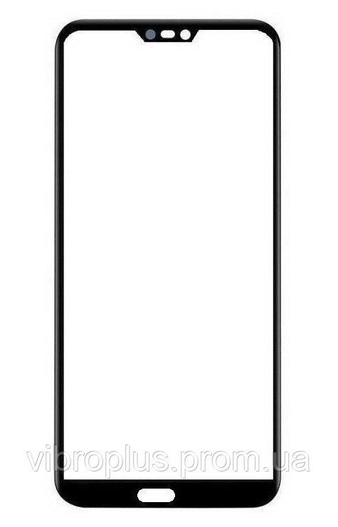 Скло екрану (Glass) Huawei P20 Pro, чорний