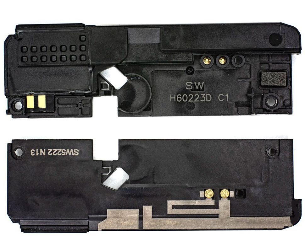 Звуковой динамик с рамкой Sony E2303 Xperia M4 Aqua E2306, E2353, E2312, E2333, E2363 (p/n: F80155605330), черный