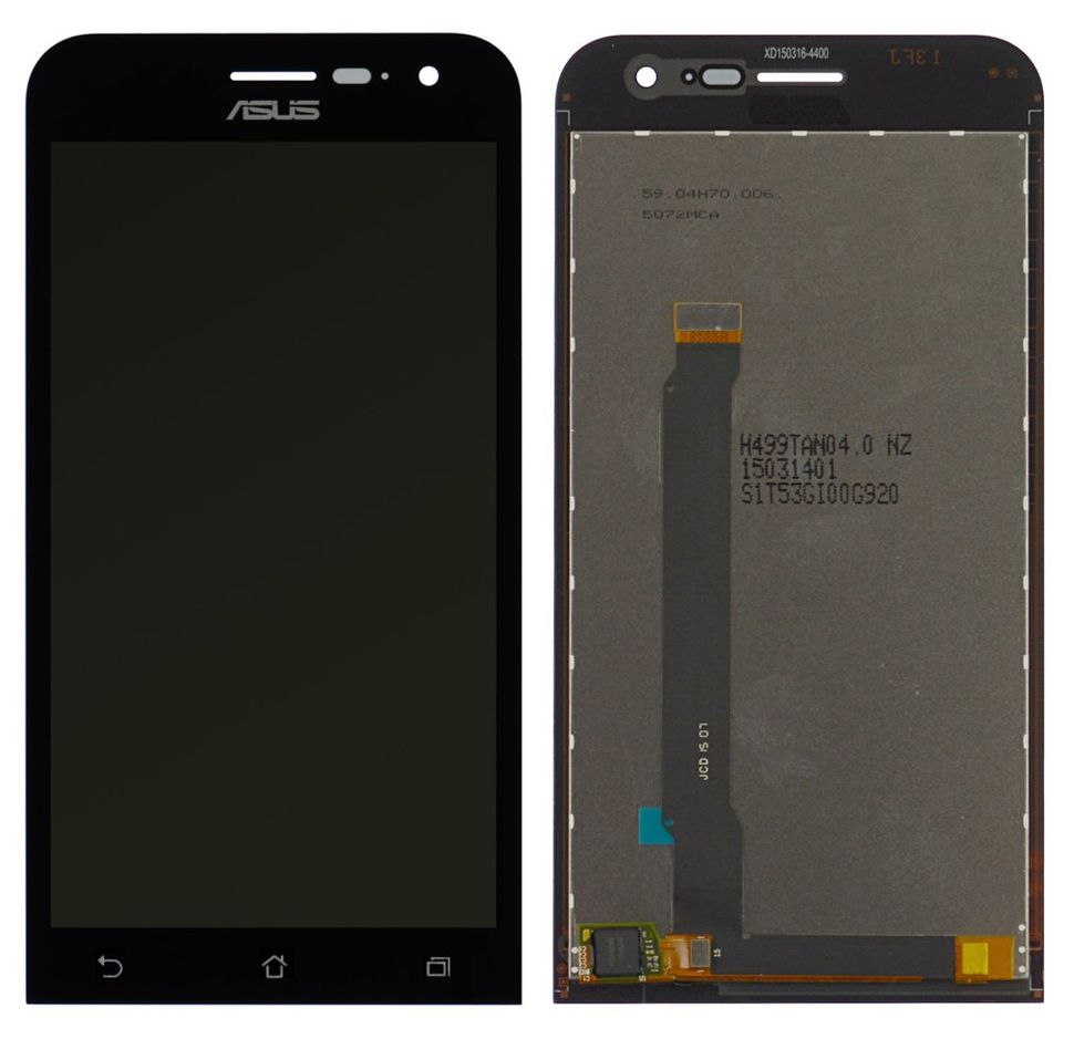 Дисплей Asus ZenFone 2 ZE500CL Z00D с тачскрином в сборе, черный