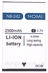 Аккумуляторная батарея (АКБ) Nomi NB-242 для i242, 2500 mAh