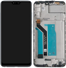 Дисплей (экран) Asus ZenFone Max Pro M2 (ZB631KL, ZB630KL, X01BDA) с тачскрином и рамкой в сборе, черный