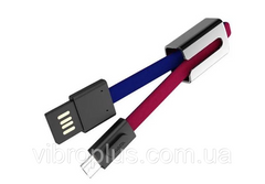 USB-кабель Hoco U36 Mascot Micro USB, червоно-синій