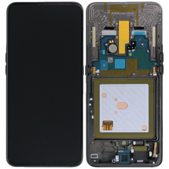 Дисплей Samsung A805F Galaxy A80 Amoled с тачскрином и рамкой ORIG, черный