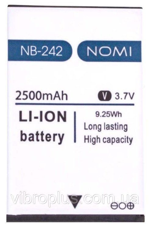 Акумуляторна батарея (АКБ) Nomi NB-242 для i242 2500 mAh
