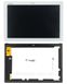 Дисплей (экран) 10.1” Asus P00C Z300M, Z301ML ZenPad 10 (p/n: TV101WXM-NU1) с тачскрином в сборе (Ver. 1), белый 1