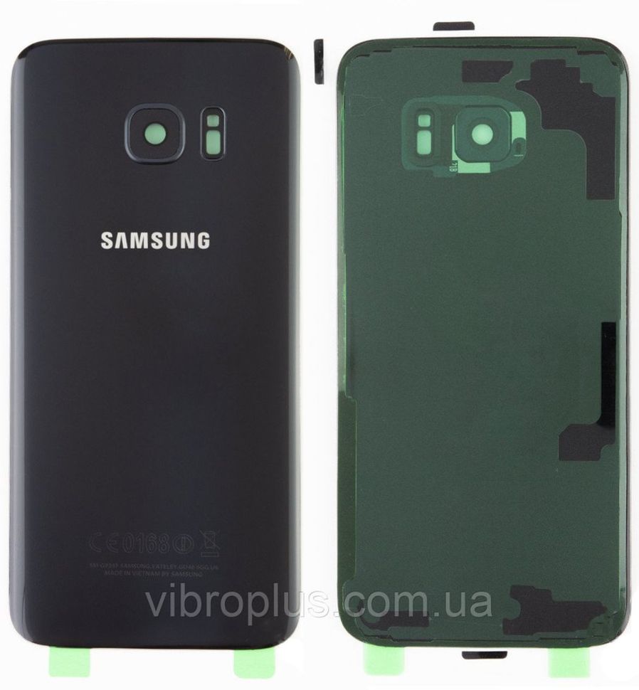 Задня кришка Samsung G935 Galaxy S7 Edge ORIG, чорна