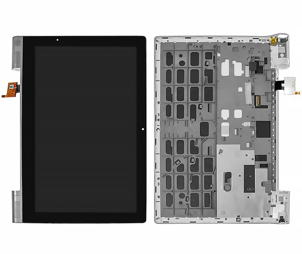 Дисплей (екран) 13.3 "Lenovo Yoga Tablet 2 Pro 1380 (версія Wi-Fi) з тачскріном і сріблястою рамкою в зборі, чорний