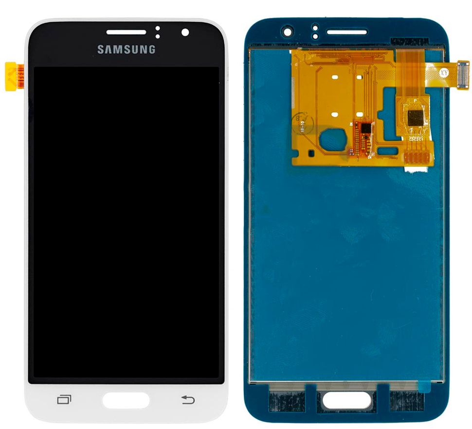 Дисплей (екран) Samsung J120H, Galaxy J1 (2016) TFT з тачскріном, білий