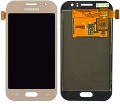 Дисплей (екран) Samsung J110H Galaxy J1 Ace PLS TFT з тачскріном, золотистий