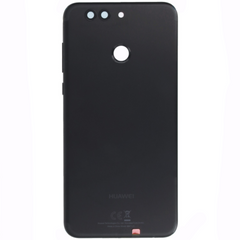 Задняя крышка Huawei Nova 2 Plus (BAC-L21) 2017, черная, Obsidian Black