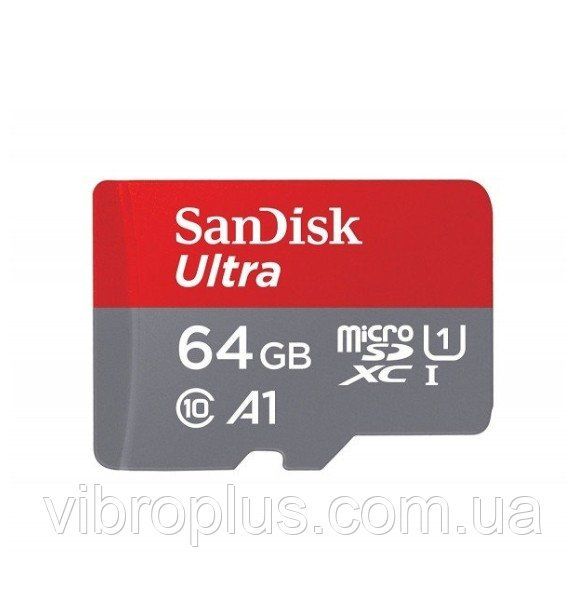 Карта пам'яті micro-SD 64Gb SanDisk class 10