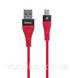USB-кабель Hoco U38 Micro USB, червоно-чорний 1