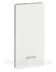 Power Bank Aspor A341 (10000 mAh) серо-белый, внешний аккумулятор