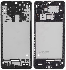 Рамка кріплення дисплея для Samsung A125 Galaxy A12, чорна