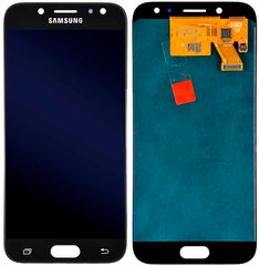 Дисплей (екран) Samsung J530F, J530Y, J530DS Galaxy J5 (2017) з тачскріном в зборі, чорний OLED