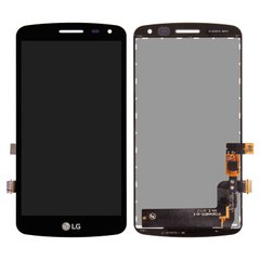 Дисплей (экран) LG X220 K5 Dual Sim с тачскрином в сборе, черный